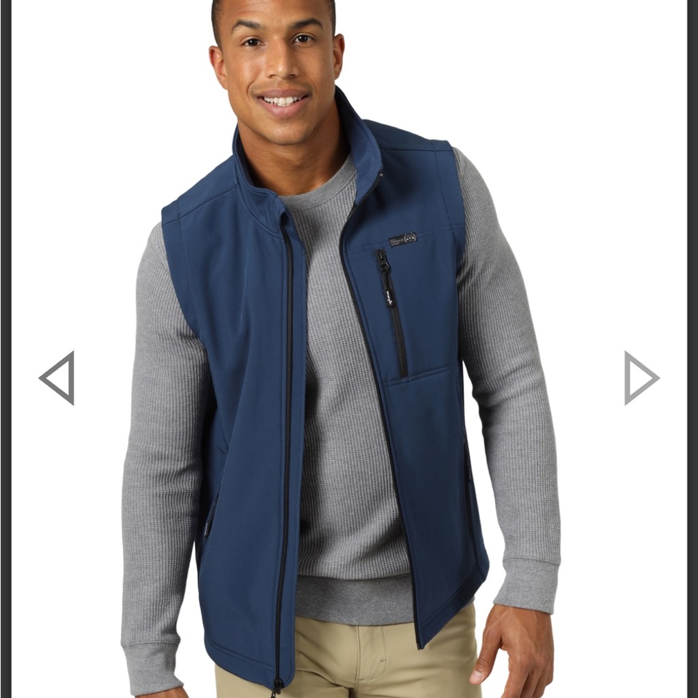 NWT Wrangler | Men's Navy Outdoor Trail Vest Size M